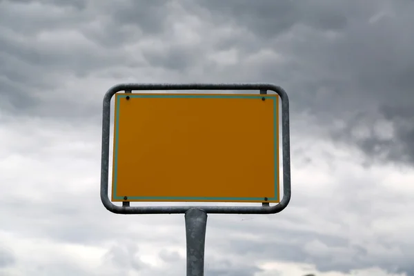 空の道路標識 — ストック写真