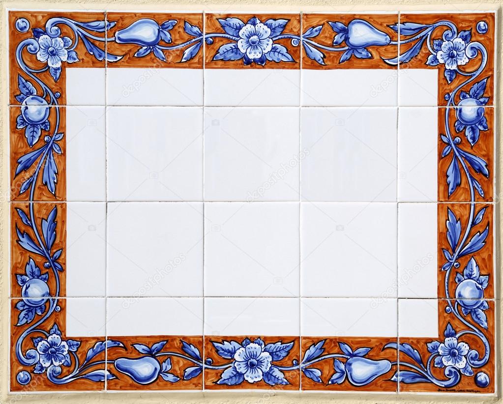 Traditional tiles from Porto, Portugal