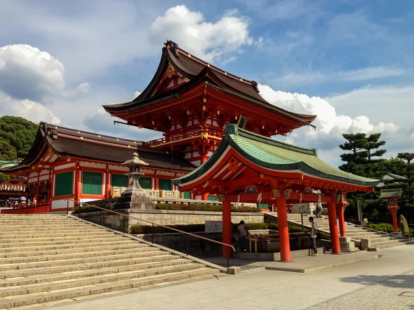 Храм Инари Таиша в Киото, Япония — стоковое фото