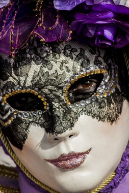 geleneksel Venedik karnaval maskesi
