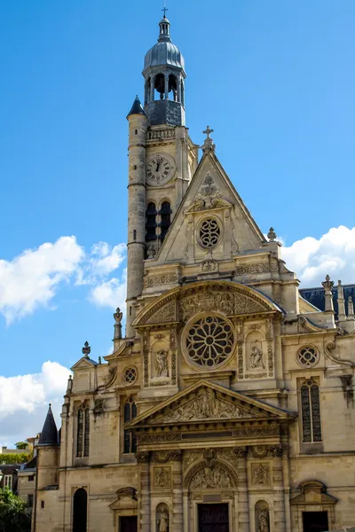 Kyrkan av st-etienne-du-mont i paris, Frankrike — Stockfoto