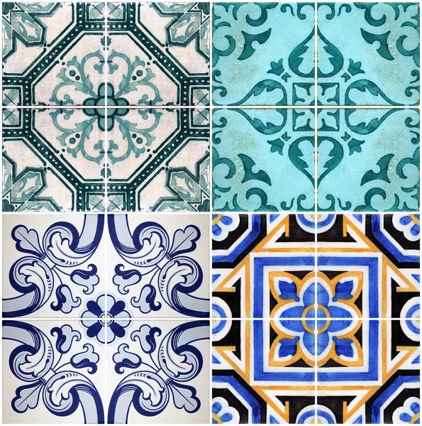 Azulejos tradicionais do Porto, Portugal — Fotografia de Stock