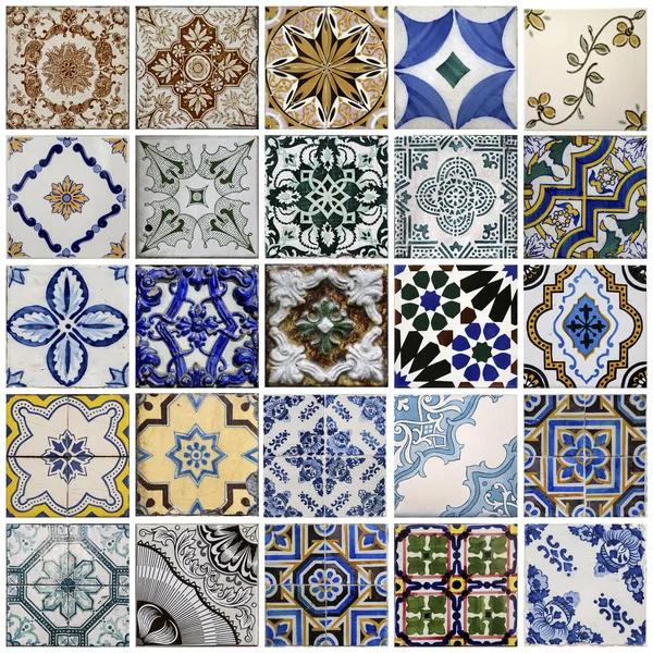 Azulejos tradicionais do Porto, Portugal — Fotografia de Stock