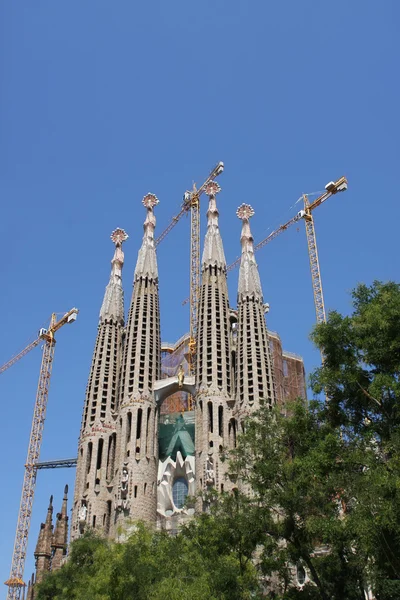 巴塞罗那的Sagrada Familia — 图库照片