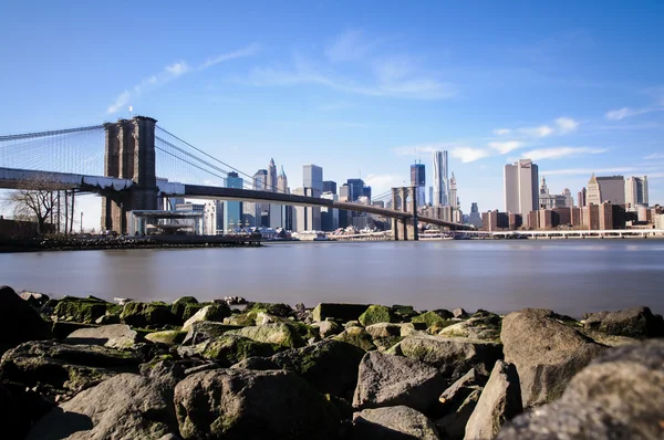 Brooklyn bridge in New York — Stock Photo, Image