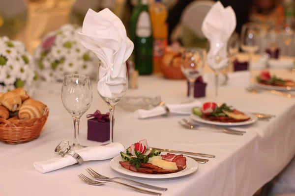 Wedding table — Stock Photo, Image