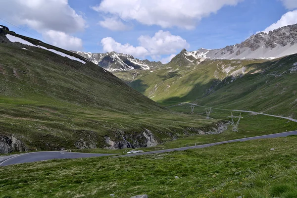 Dağ yolu — Stok fotoğraf