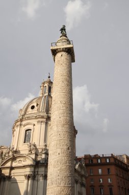 Trajan sütunu (colonna traiana), Roma, İtalya