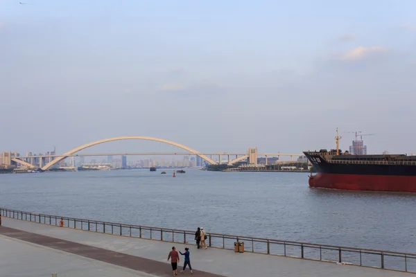 Huangpu river, Shanghai — Stock Photo, Image