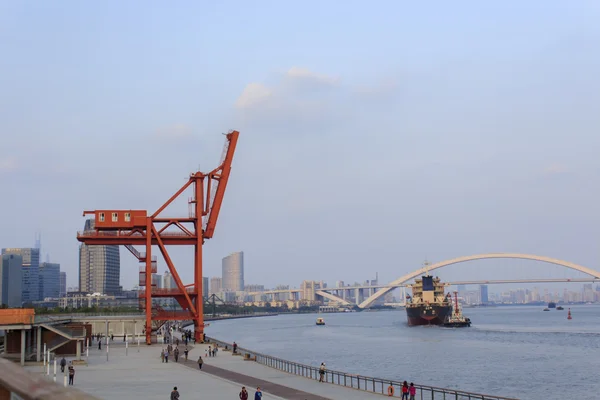 Río Huangpu, Shanghai — Foto de Stock