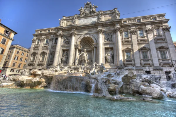 Trevi fontein in Rome, Italië — Stockfoto