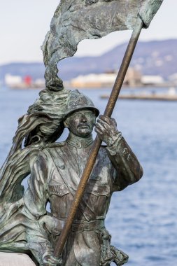 bersaglieri Anıtı Trieste, İtalya