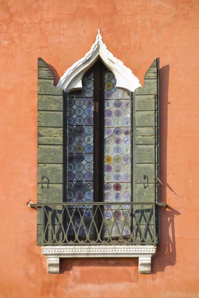 Jendela dari Venesia, Italia — Stok Foto