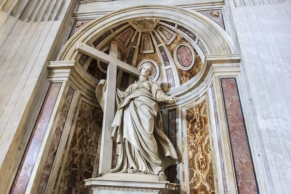 Estatua de Santa Elena en el Vaticano — Foto de Stock