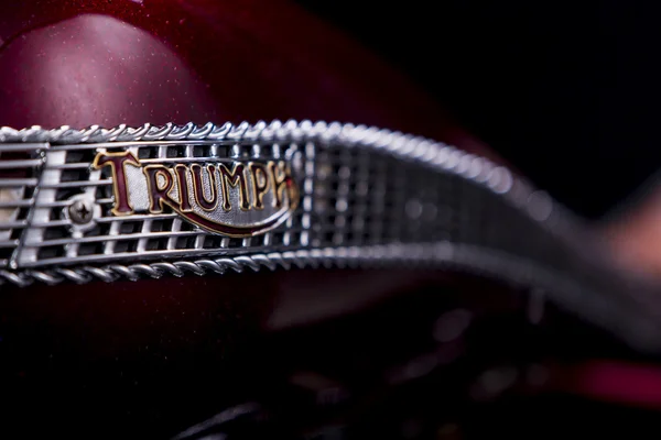 Triumph moto — Stock Photo, Image