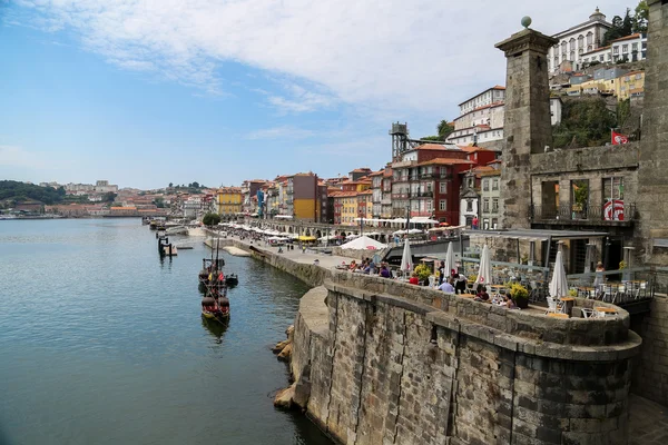 Río Duero en Oporto, Portugal — Foto de Stock