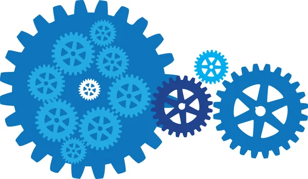 The gears — Stock Vector