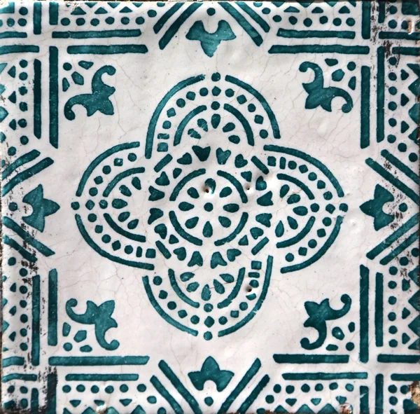 Detail of the traditional tiles from Valencia, Spain — Stock Photo, Image