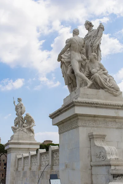 Vittoriano in rome, Italië — Stockfoto