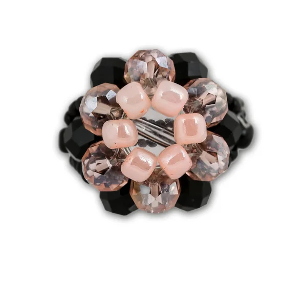 Kristallen cluster ring — Stockfoto