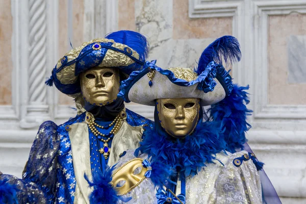 Máscaras de carnaval venezianas — Fotografia de Stock