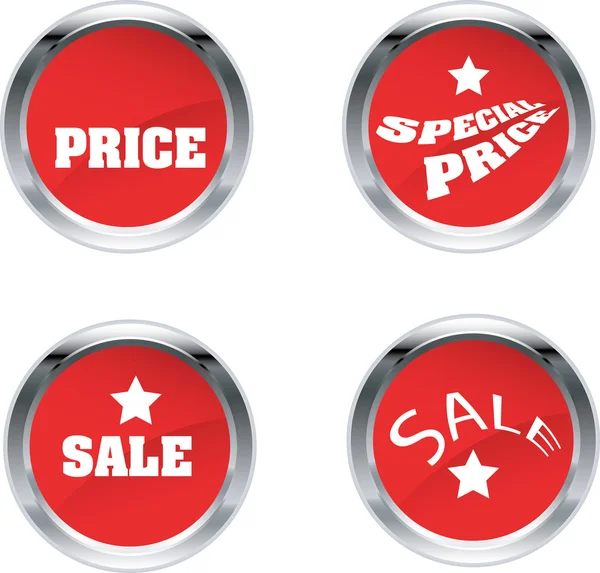 Sale signs — Stock Vector