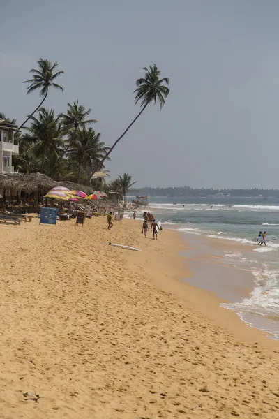 Spiaggia di Hikkaduwa, Sri Lanka — Foto Stock