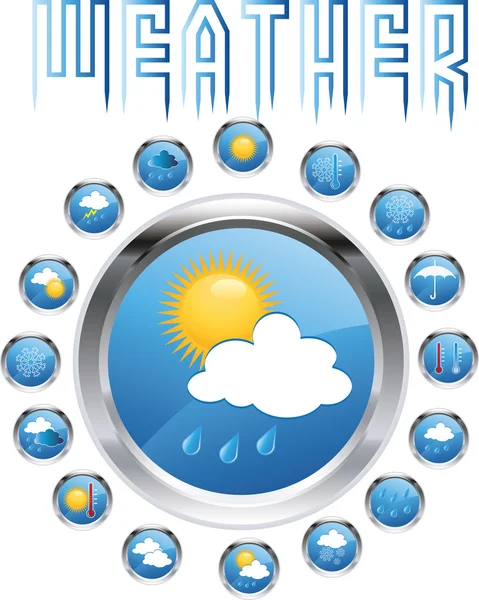 Het weer — Stockvector