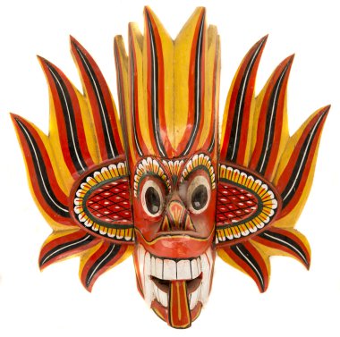Yangın şeytan maskesi