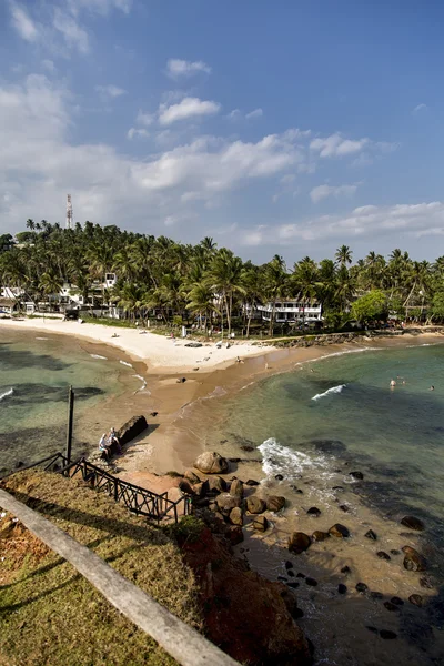 Spiaggia di Mirissa nello Sri Lanka — Foto Stock