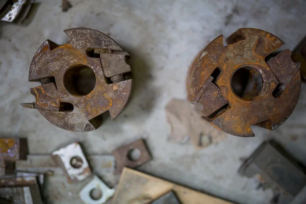 Detalj från metal verkstad — Stockfoto