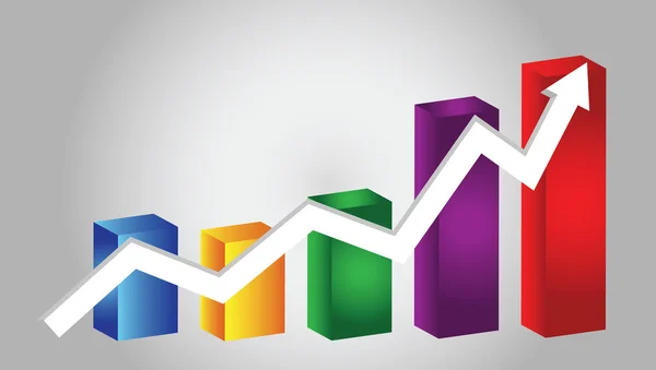 Il grafico — Vettoriale Stock