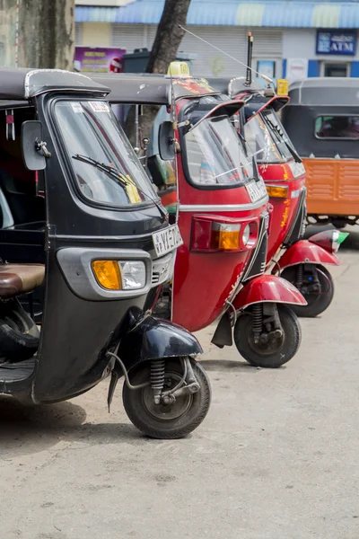 Auto rickshaws — Stockfoto