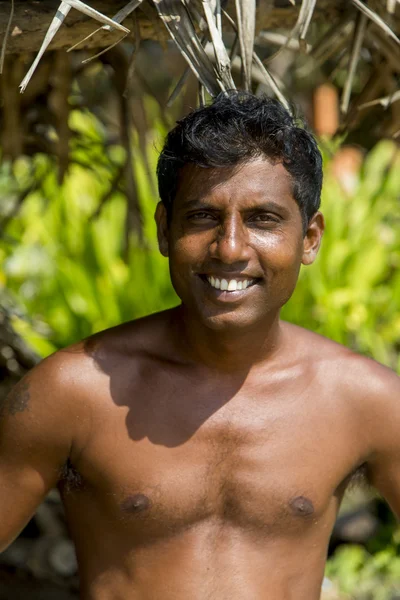 Sri Lankan fisherman — Stock Photo, Image