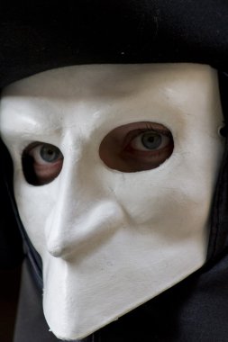 geleneksel Venedik karnaval maskesi