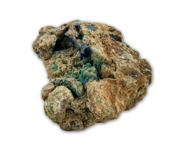 Malakit ve Azurit mineraller — Stok fotoğraf