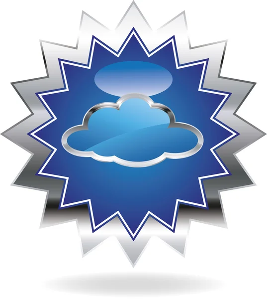 The cloud — Stock Vector