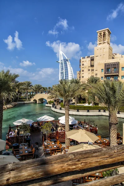 迪拜的Madinat Jumeirah — 图库照片