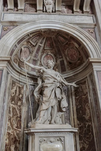 Saint Longinus in St. Peter's Basilica — Stock Photo, Image