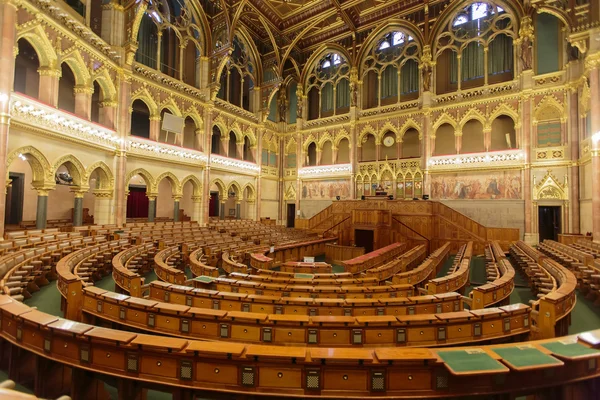 Budova maďarského parlamentu v Budapešti — Stock fotografie