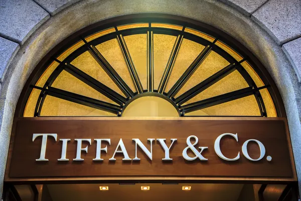 Tiffany & co winkel in Milaan — Stockfoto