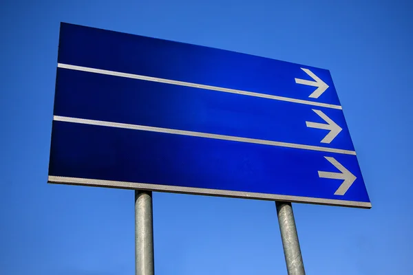 Lege straat teken — Stockfoto