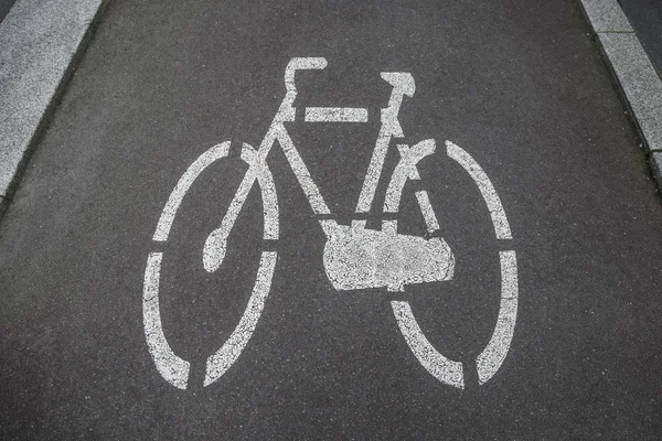 Carril bici — Foto de Stock