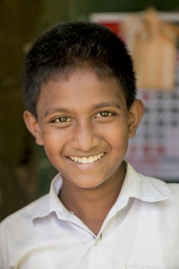 Sri Lankalı çocuğun
