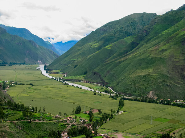 Sacred valley of Incas in Peru