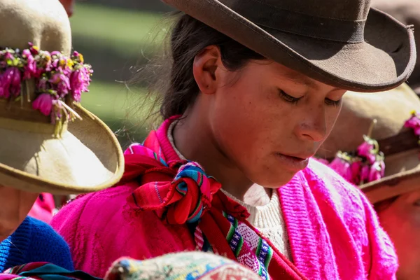 秘鲁的女人 — 图库照片