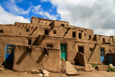 ABD Yeni Meksika'daki Taos pueblo