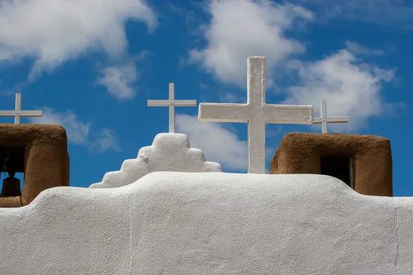 San geronimo kapel in taos pueblo, Verenigde Staten — Stockfoto