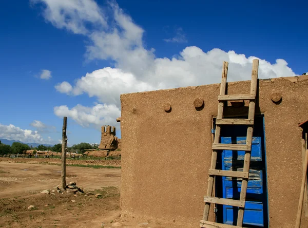 Taos pueblo στο Νέο Μεξικό, ΗΠΑ — Φωτογραφία Αρχείου