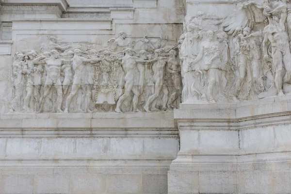 Dettaglio del Vittoriano a Roma — Foto Stock